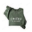 Tis The Season Christmas Sweatshirt, Retro Christmas Tee, Funny Christmas Shirt Gifts For Women