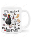 If It Involves Chickens And Books Count Me In Mug Gift For Bookworm Book Lovers Reading Lover Chicken Lover Coffee Mug Funny Gift For Girl Boy Woman Loves Book And Chicken