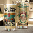 Personalized What A Wonderfull Weld Tumbler Gift For Dad Father Husband Men Who Are Welder Welder Tumbler Cups For Cold Hot Water Great Customized Gifts For Birthday Christmas Thanksgiving