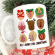 All I Want For Christmas Naughty Pussy Christmas Mug, Dirty Santa Mug, Funny Pussy Christmas Cup Gifts For Couple Women Men, Adult Christmas Gifts, Merry Christmas