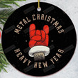 Vintage Heavy Metal Christmas Ornament Metal Christmas Heavy New Year Funny Rock Lover Musican Band Member Ornament