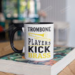 Trombone Players Kick Brass Mug Gifts For Man Woman Friends Coworkers Family