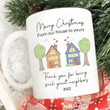 Merry Christmas Neighbor Mug, Thank You Neighbor Cristmas Gifts For Best Neighbor, Best Neighbor Cup Gifts