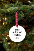 Running Ornament, Cross Country Gift, Running Gifts, Marathon Ornament, Gifts For Runners, 2022 Ornament, Half Marathon, Christmas Ornament
