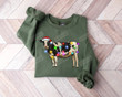 Christmas Cow Sweatshirt, Christmas Sweatshirt, Christmas Gifts For Women Men Cow Lovers Farmer