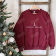 Rockin Around The Christmas Tree Sweatshirt, Women Christmas Tree Sweatshirts, Xmas Tree Pullover Sweater