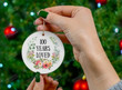 100 Years Loved Ornament, Ornament For Grandma 100 Years Old 100th Birthday Gifts Happy Birthday Ornament Funny Xmas Decoration Ornament, Christmas Tree Decor Circle Heart Oval Star Ornament