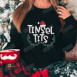 Tinsel Tits Jingle Balls Sweatshirt, Christmas Sweatshirt, Funny For Women, Holiday For Her, Family Christmas Sweatshirt