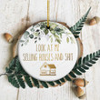 Realtor Ornament, Look At Me Selling Houses Ornament, Real Estate Agent Ornament, Realtor Gifts