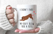 I Didn'T Fart My Butt Blew You A Kiss Mug, Birthday Gift,Gift For Boxer Lover, Tea Cup For Boyfriend, Funny Dog Mug, Funny Gift For Husband