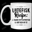 Lutefisk Recipe Take One Lutefisk Get Rid Of It Mug Special Gifts Couple Mug Gifts