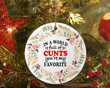 In A World Full Of Cunts Youre My Favorite Ornament, Christmas Ornament, Christmas Gif For Family, Couple, Friend