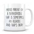 Proud Parent Of A Bernedoodle Gifts For Women, Bernedoodle Gifts, Bernedoodle Lover Gifts