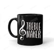 Black Treble Maker Mug Gifts For Mom From Daughter Son Funny Novelty Coffee Mug For Dads Mom Gifts Ideas On Mother's Day Father's Day Birthday