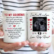 Personalized To My Grandma I Cant Wait To Meet You Mug Gifts For Grandma From Baby Bump On Birthday