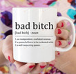 Bad B*Tch Definition Coffee Mug, Sarcastic Birthday Anniversary Mother'S Day For Him Her, Tea Cup Ceramic, Best Friend Mug