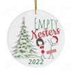 Funny And Sassy Empty Nesters Ornament, Funny Couple Ornament, Merry Christmas Couple Ornament