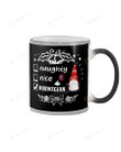 Naughty Nice Norwegian Mug, Home And Living Decor, Coffee Ceramic Cup, Gift For Friend Family Lover On Birthday Christmas Thanksgiving, Color Changing Mug 11 Oz