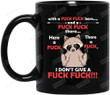 Fuck Fuck Here And A Fuck Fuck There Raccoon Mug, 11oz White Ceramic Coffee Mug, Tea Cup, Travel Mug, Funny Mug