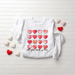 All You Need Is Love Retro Heart Sweatshirt, Love Gifts Valentines Day Shirt For Women For Men, Couples Love Gifts For Girlfriend Boyfriend