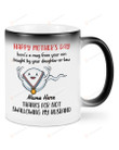 Mother-In-Law Mug Thanks For Not Swallowing My Husband Ceramic Coffee Color Changing Mug