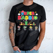 Personalized Super Daddio Game Shirt, Super Mario Family Shirts, Super Daddio Shirt, Father&#39;S Day Gift, Custom Kids Name Dad Shirt