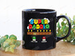 Personalized Gaming Mug, Super Daddio Mug With Up To 5 Kids Mug, Fathers Day Gifts For Dad, Father And Kids Mug Gift From Wife Son Daughter