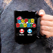 Personalized Gift For Dad, Fathers Day Gift, Super Mario Dad Mug, Super Dadio Gift From Son Daughter
