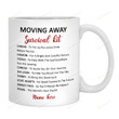 Moving Away Survival Kit Mug, Funny Farewell Gifts For Co-Worker, Colleague On Christmas, Good Bye Day Mugs