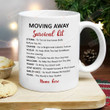 Moving Away Survival Kit Mug, Funny Farewell Gifts For Co-Worker, Colleague On Christmas, Good Bye Day Mugs