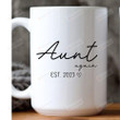 (Aunt) Set Of 2 Mugs Uncle & Again Gift, Uncle Again Mug, Aunt Again Mug, Aunt And Uncle Again, Auntie Again Gift, Auntie Again Mug, Baby Again, Pregnancy Announcement, Baby Announcement