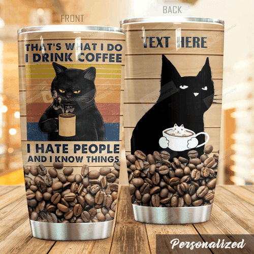 Bombay Cat That's What I Do Stainless Steel Tumbler Perfect Gifts For Cat Lover Tumbler Cups For Coffee/Tea, Great Customized Gifts For Birthday Christmas Thanksgiving