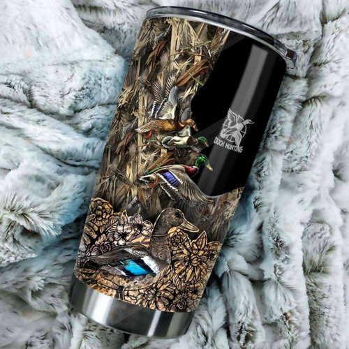Duck Hunting Duck Theme Stainless Steel Tumbler, Tumbler Cups For Coffee/Tea, Great Customized Gifts For Birthday Christmas Thanksgiving Duck Hunters Duck Lovers