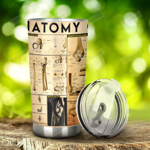 Anatomy Of Elbow Stainless Steel Tumbler, Tumbler Cups For Coffee/Tea, Great Customized Gifts For Birthday Christmas Thanksgiving