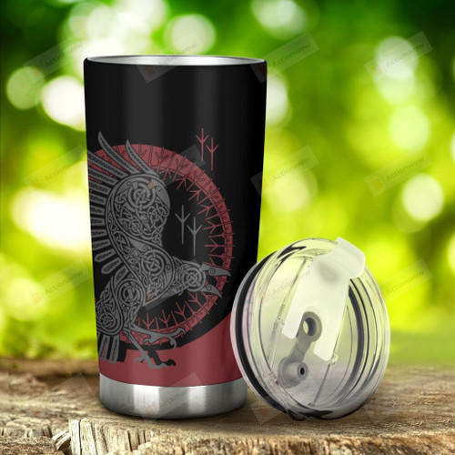 Raven Stainless Steel Tumbler, Tumbler Cups For Coffee/Tea, Great Customized Gifts For Birthday Christmas Thanksgiving