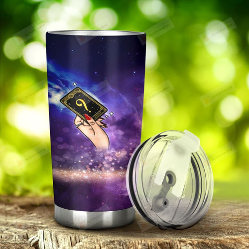 Tarot Knowledge Stainless Steel Tumbler, Tumbler Cups For Coffee/Tea, Great Customized Gifts For Birthday Christmas Thanksgiving