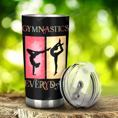 Gymnastics Everyday Vintage Tumbler Stainless Steel Tumbler, Tumbler Cups For Coffee/Tea, Great Customized Gifts For Birthday Christmas Thanksgiving Anniversary