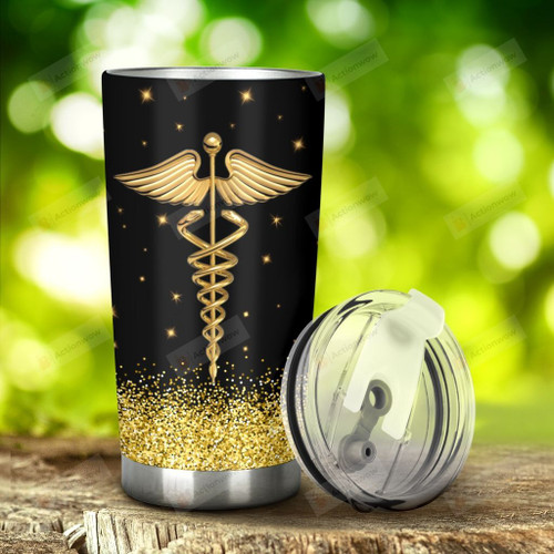 Caduceus Give To My Heart God Passion And Understanding Stainless Steel Tumbler, Tumbler Cups For Coffee/Tea, Great Customized Gifts For Birthday Christmas Thanksgiving