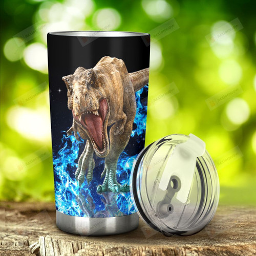 T- Rex Dinosaur I Am Storm  Stainless Steel Tumbler, Tumbler Cups For Coffee/Tea, Great Customized Gifts For Birthday Christmas Thanksgiving