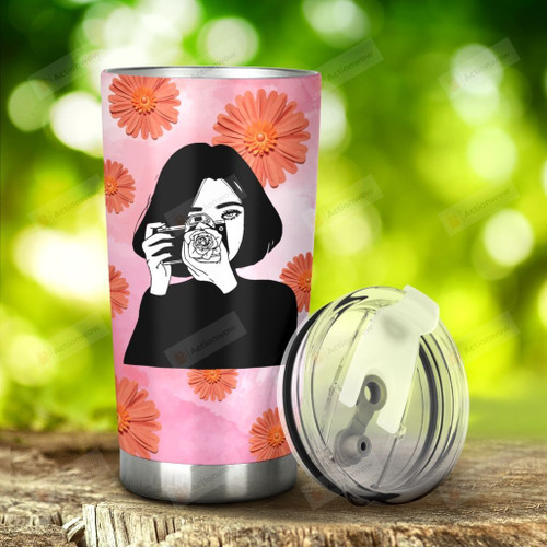 Photographer Every Picture Tells A Story Stainless Steel Tumbler, Tumbler Cups For Coffee/Tea, Great Customized Gifts For Birthday Christmas Thanksgiving