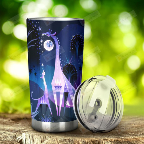 Giraffe Height Moon Tumbler Stainless Steel Tumbler, Tumbler Cups For Coffee/Tea, Great Customized Gifts For Birthday Christmas Thanksgiving Anniversary