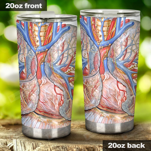Organs Inside Body Stainless Steel Tumbler, Tumbler Cups For Coffee/Tea, Great Customized Gifts For Birthday Christmas Thanksgiving