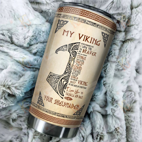 My Viking Always Remember That Love You Tumbler Perfect Gift Ideas For Viking Lovers Viking People 20 Oz Sport Bottle Stainless Steel Vacuum Insulated Tumbler