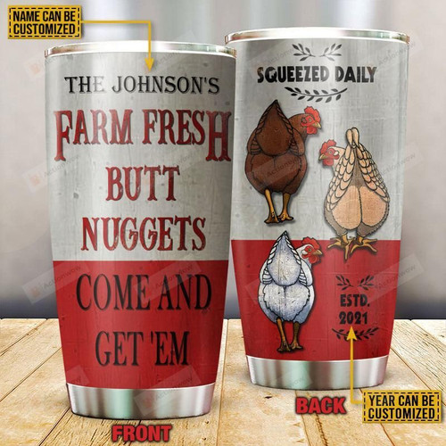 Personalized Chicken Nuggets Come Stainless Steel Tumbler, Tumbler Cups For Coffee/Tea, Great Customized Gifts For Birthday Christmas Thanksgiving