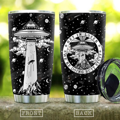 Get in Loser Camping Galaxy Tumbler Cup, Stainless Steel Insulated Tumbler 20 Oz, Coffee/Tea Tumbler With Lid, Great Gifts For Birthday Christmas Thanksgiving, Unique Gifts For Friends, Relatives