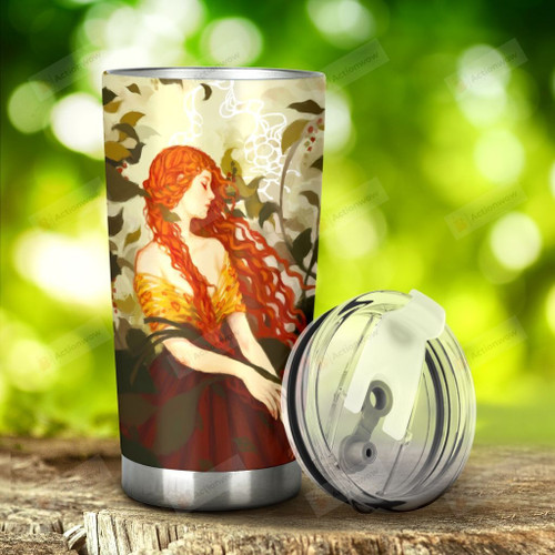 Red Hair Girl  I Have Red Hair Stainless Steel Tumbler, Tumbler Cups For Coffee/Tea, Great Customized Gifts For Birthday Christmas Anniversary