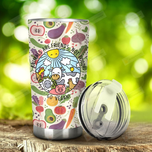 Vegan For Everything Stainless Steel Tumbler, Tumbler Cups For Coffee/Tea, Great Customized Gifts For Birthday Christmas Thanksgiving, Anniversary