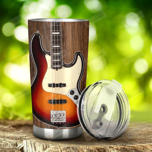 Bass Guitar All I Need Bass Guitar Stainless Steel Tumbler, Tumbler Cups For Coffee/Tea, Great Customized Gifts For Birthday Christmas Thanksgiving, Anniversary