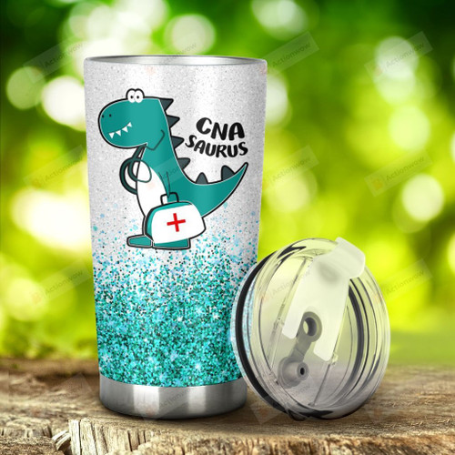 Dinosaur CNA Saurus Stainless Steel Tumbler, Tumbler Cups For Coffee/Tea, Great Customized Gifts For Birthday Christmas Thanksgiving, Anniversary