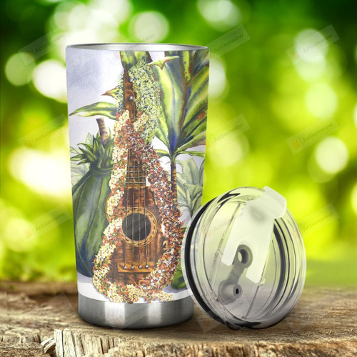 Ukulele In Nature Stainless Steel Tumbler, Tumbler Cups For Coffee/Tea, Great Customized Gifts For Birthday Christmas Thanksgiving, Anniversary